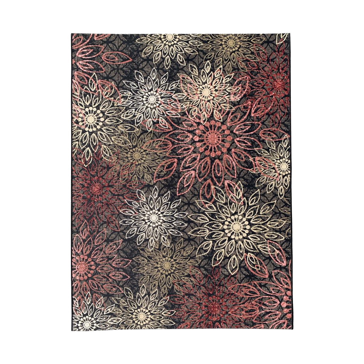 Tapis extérieur tissé kilim rectangle ORADE multicolore, UN AMOUR DE TAPIS