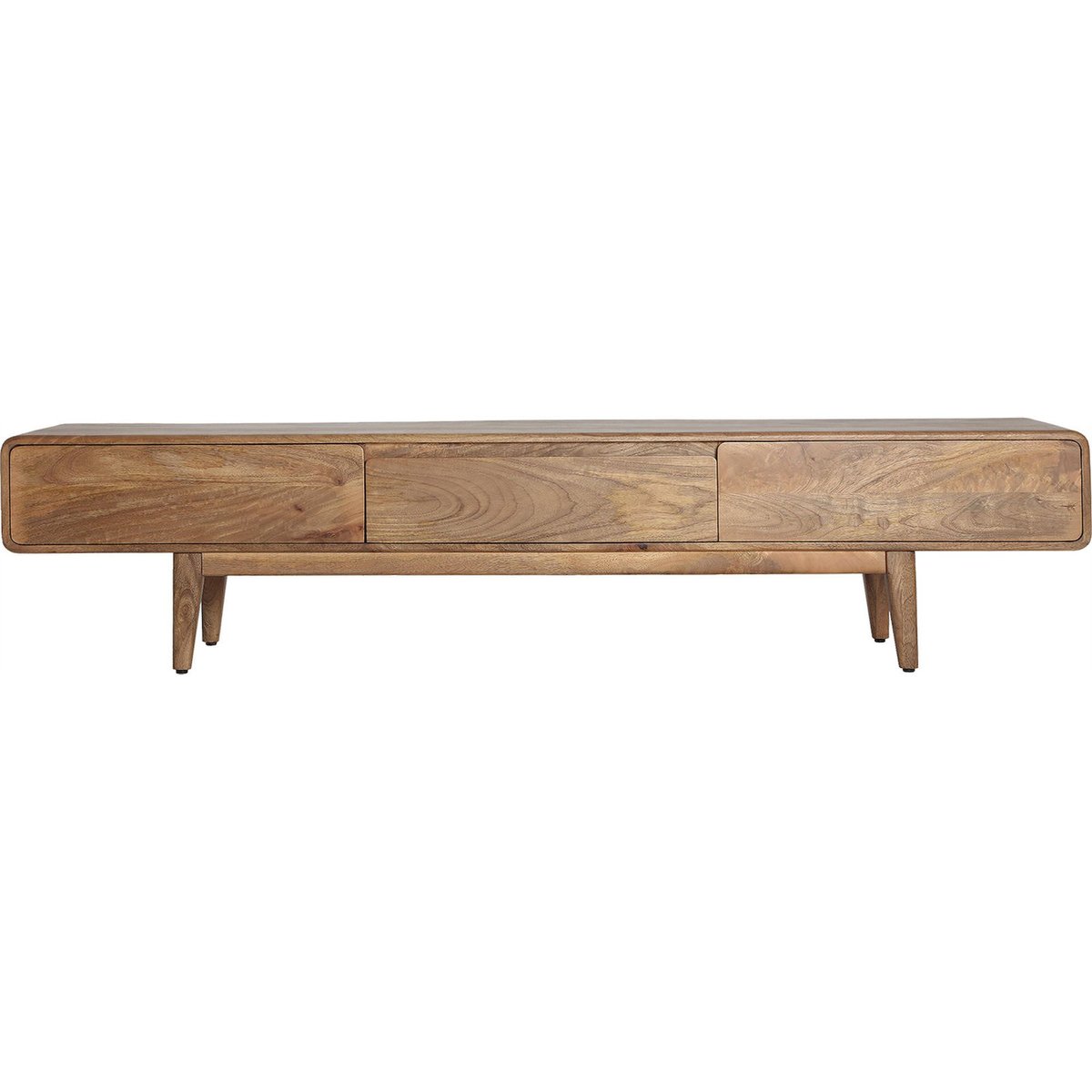 Meuble tv en manguier massif style scandinave bois de manguier marron naturel, RECOLLECTION
