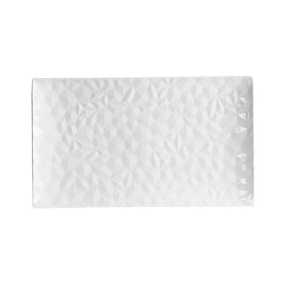 Plat rectangulaire Oasis 26x16 cm blanc, TABLE PASSION