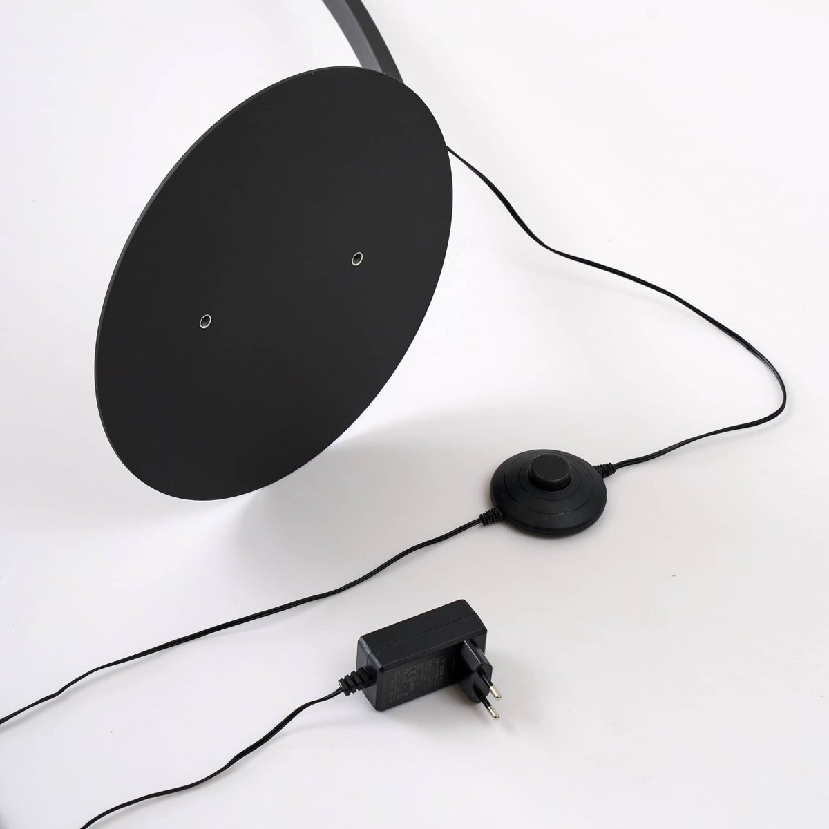 Lampadaire LED design incurvé - THALIA noir, KOSILUM