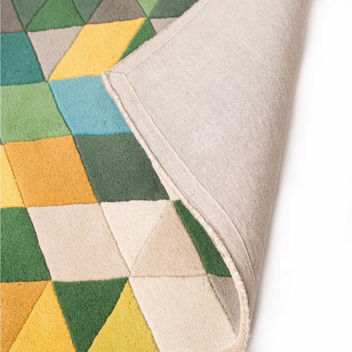Tapis salon et chambre design pure laine SHAPE multicolore, NOVATREND