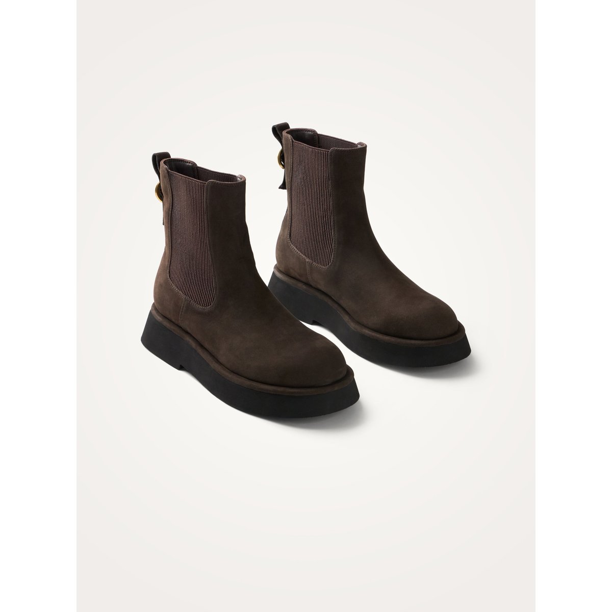 Bottines à semelle épaisse plateau MASON marron, VANESSA WU