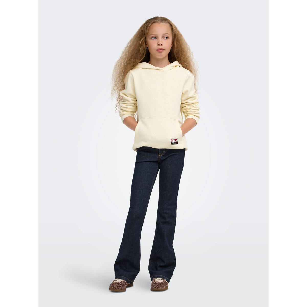 Jean Flared dark blue denim, KIDS ONLY