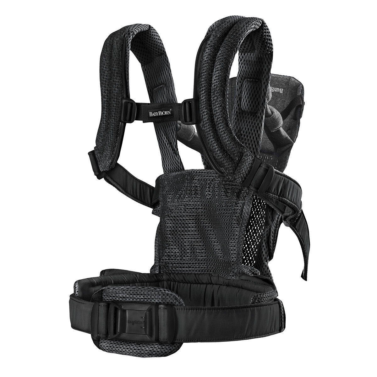 Porta-bebé harmony 3d mesh preto , BABYBJORN