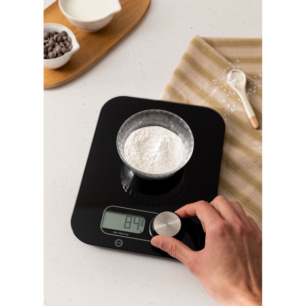 Balance de cuisine sans piles BALANCE FOOD ECO noir, CREATE