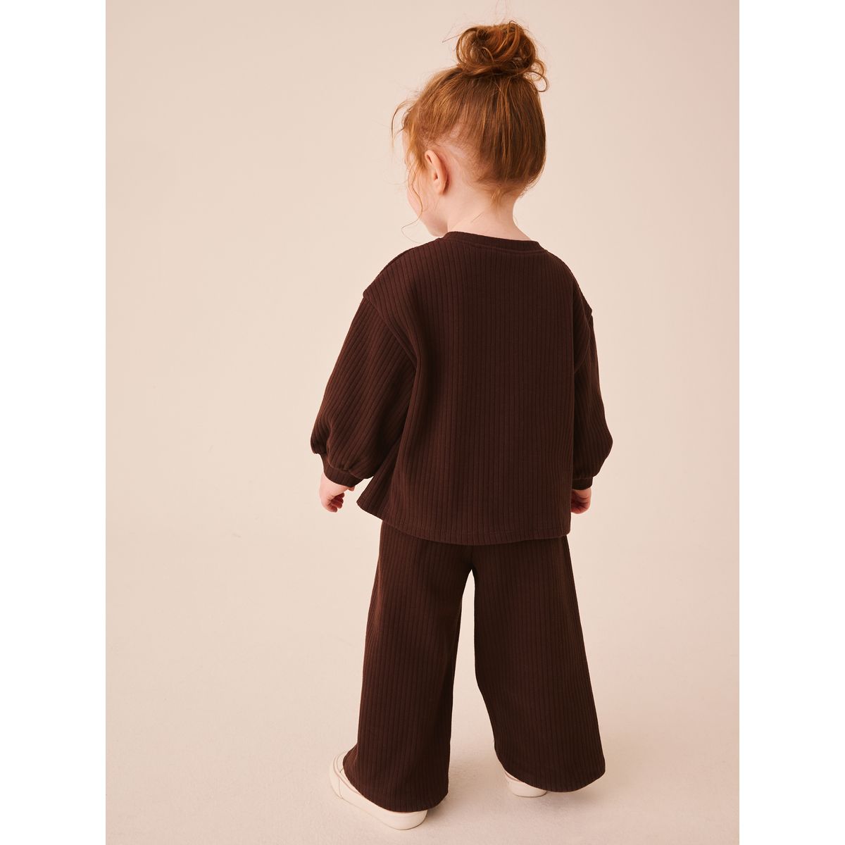 Cardigan à manches raglan et pantalon large marron chocolat, NEXT