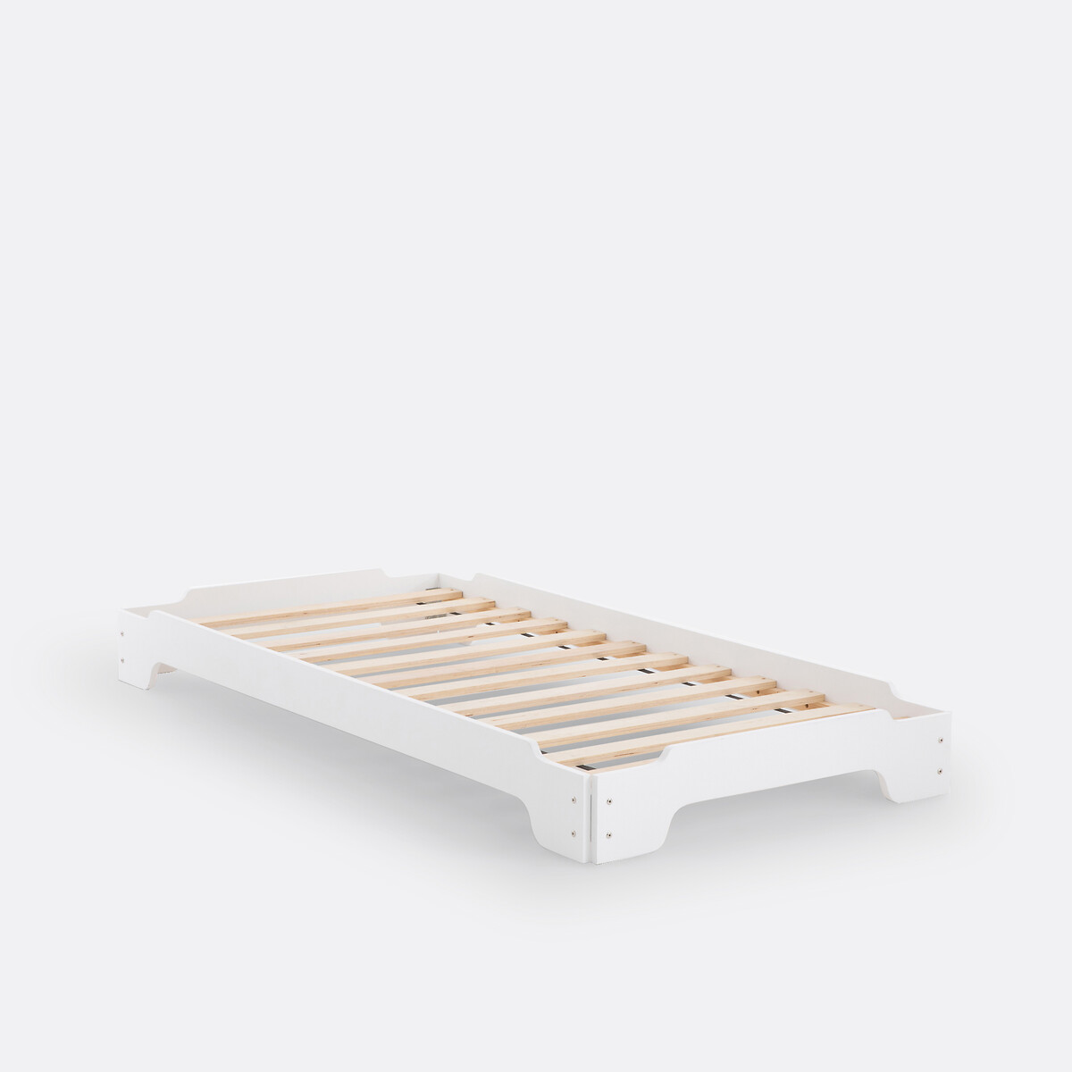Egzigu Stackable Bed with Bed Base white, LA REDOUTE INTERIEURS