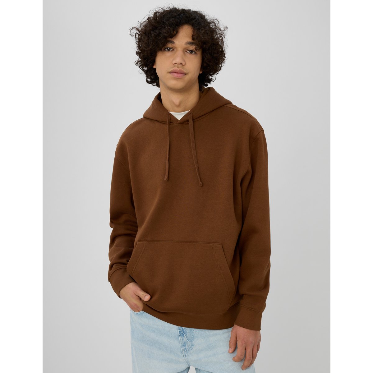 Sweat basique loose fit marron, BZB