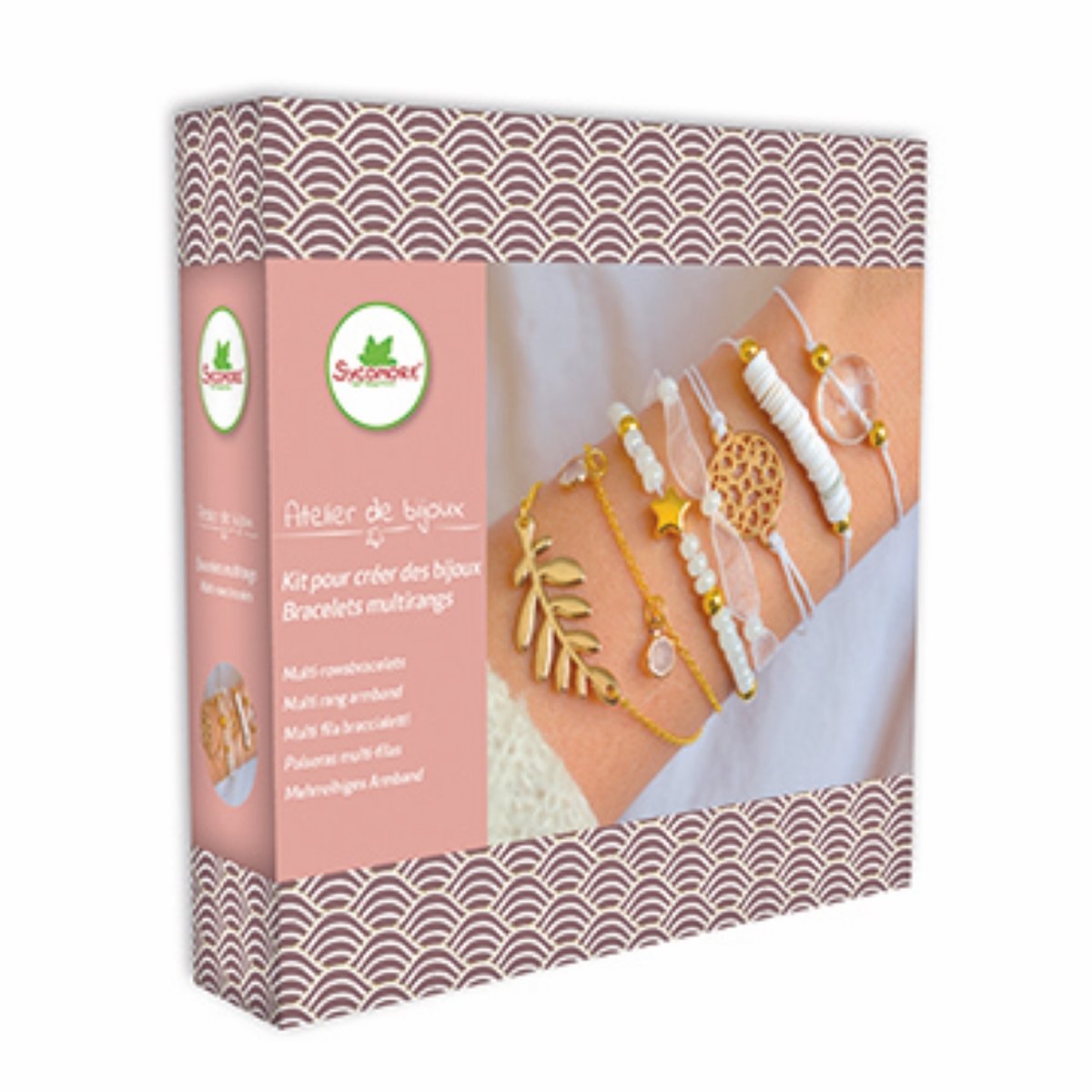 Atelier de bijoux Bracelets multirangs marron, SYCOMORE