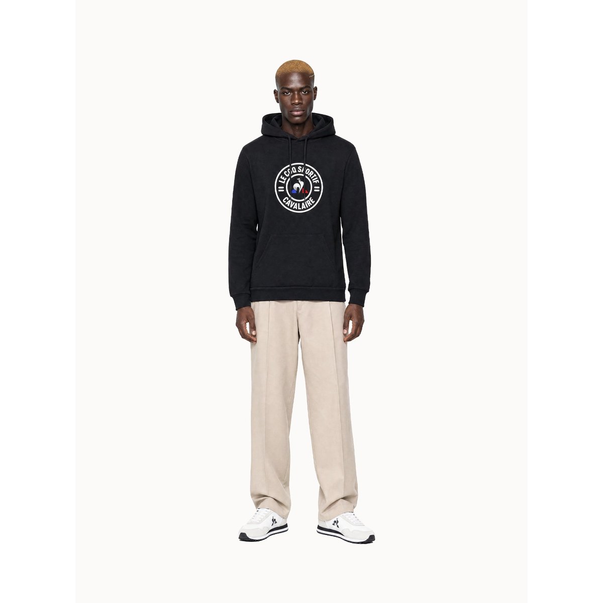 Sweat à capuche Unisexe City noir, LE COQ SPORTIF