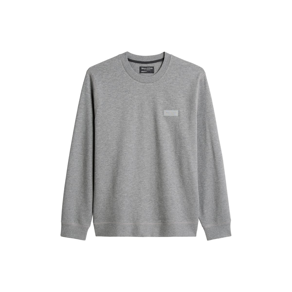 Sweat-shirt DfC régulier en sweat doux en coton bio gris, MARC O'POLO