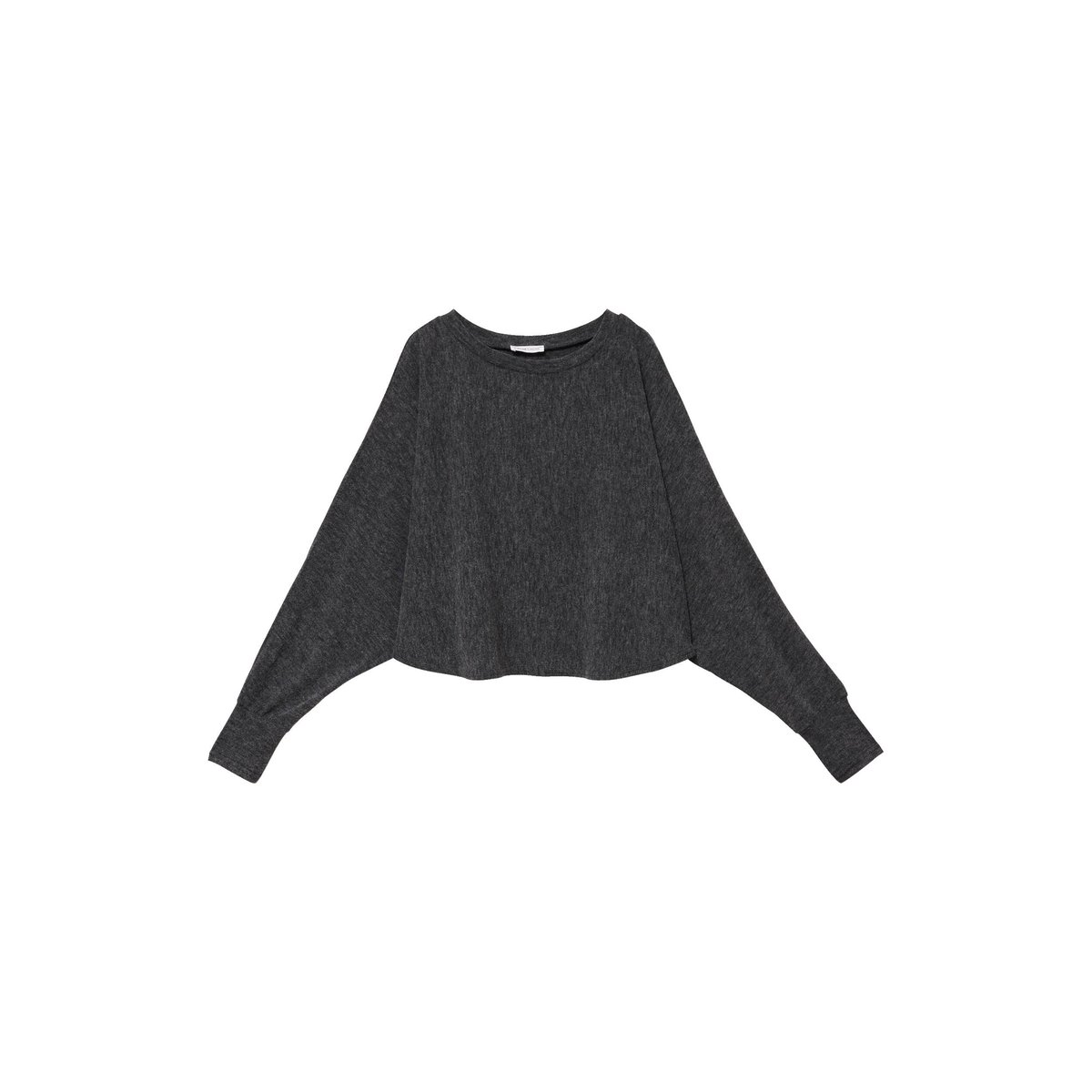 Cape boyfriend cropped col rond gris foncé, CACHE CACHE
