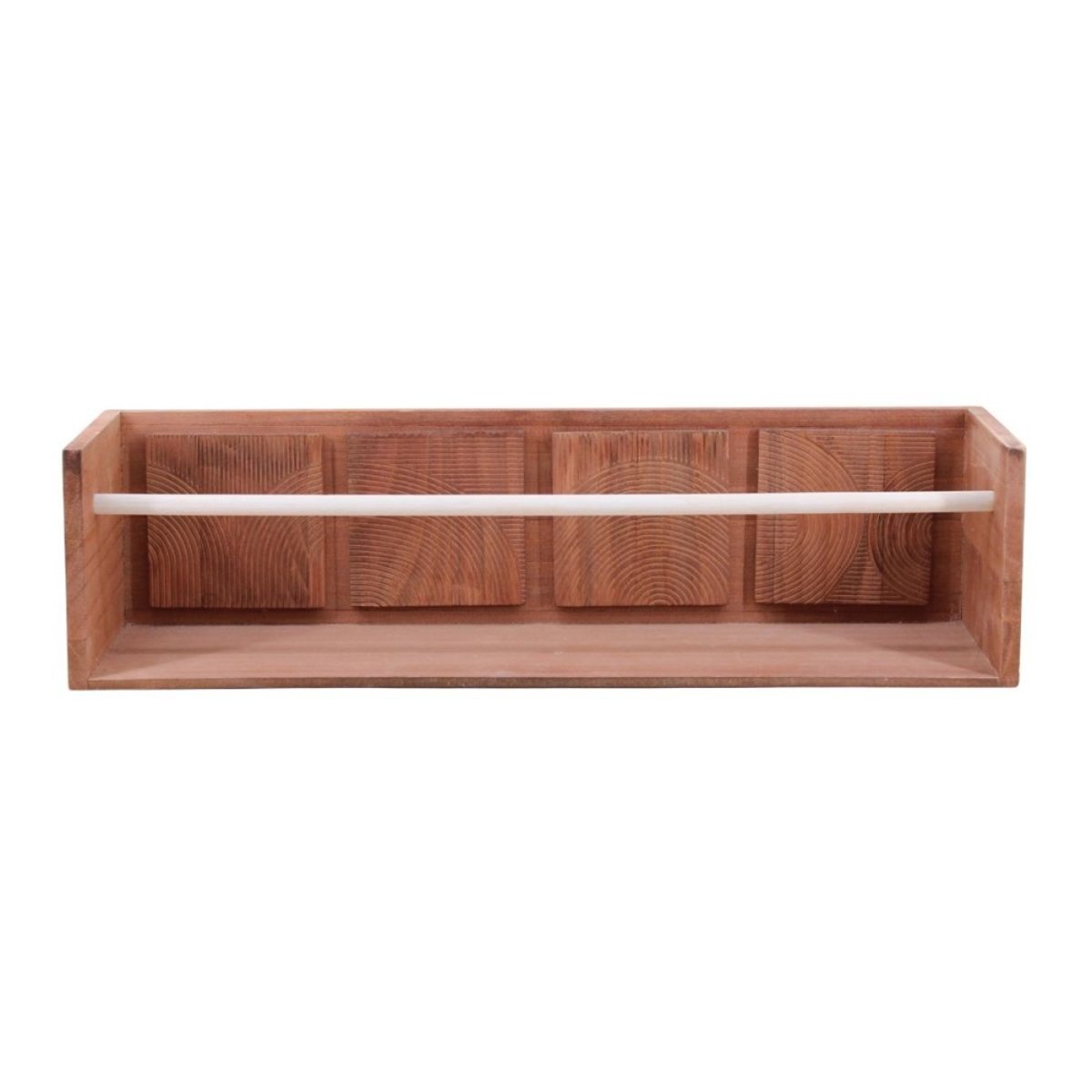 Etagère murale en bois 50cm naturel, ORNAMI