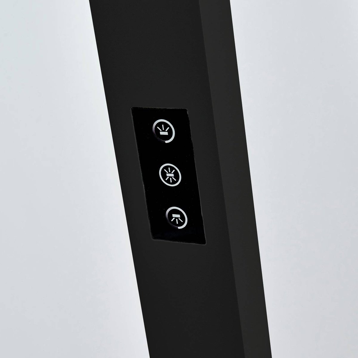 Lampadaires de bureau en aluminium moderneLED noir, ARCCHIO