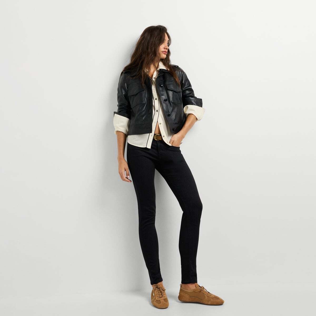 Soho - Jean Coupe Skinny, Taille Basse noir profond étalon et propre, PEPE JEANS