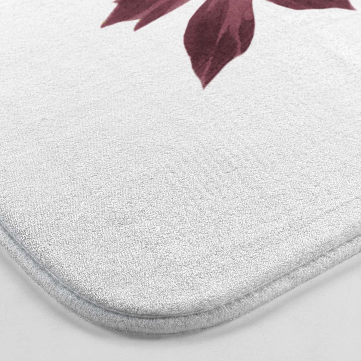 Tapis de bain antidérapant imprimé fleurs PASADENA multicolore, TOILINUX