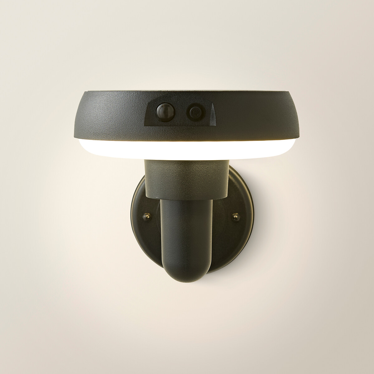 Outdoor Contemporary LED Solar Wall Light black, SO'HOME