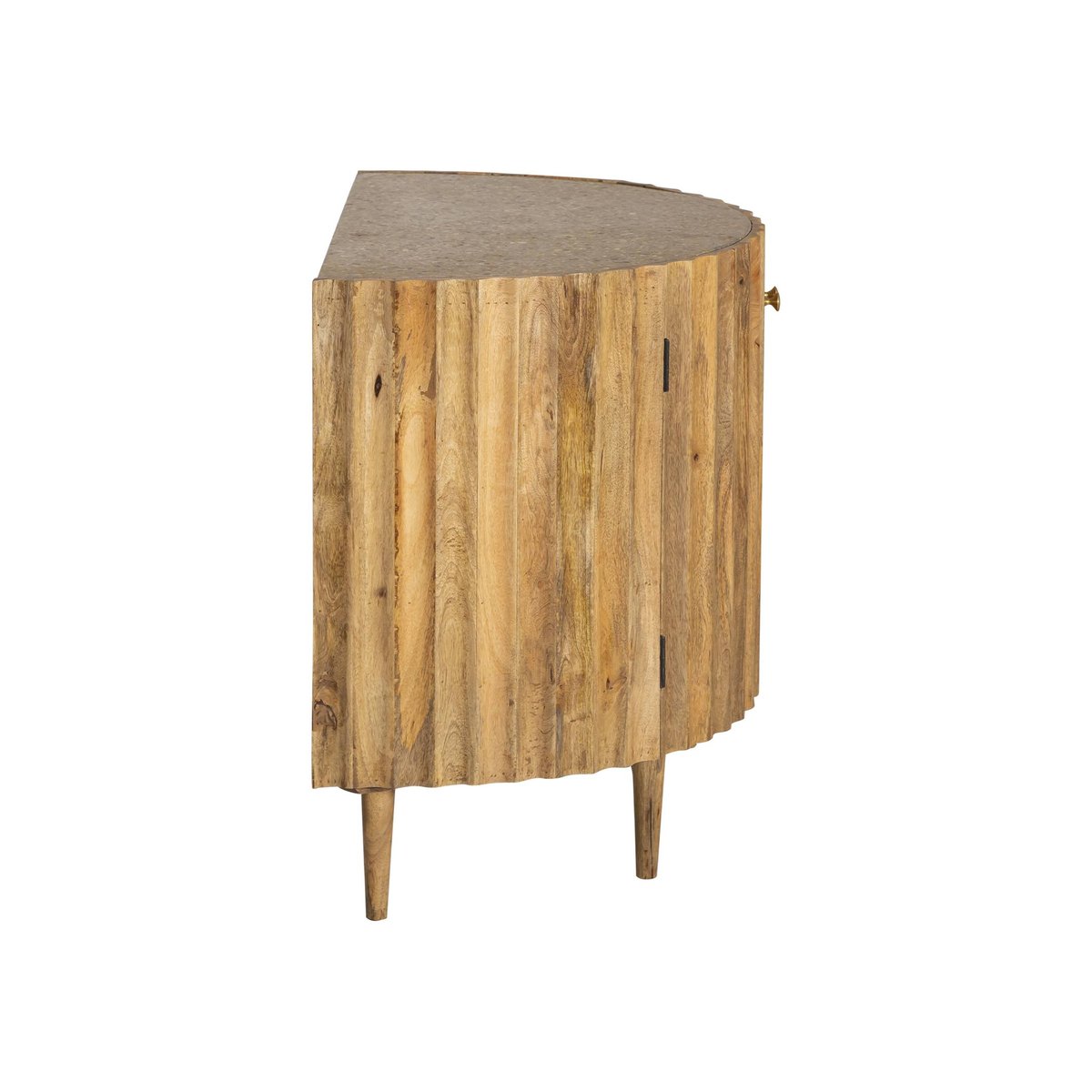 Meuble sous vasque en bois de manguier BAO bois clair, MADE IN MEUBLES