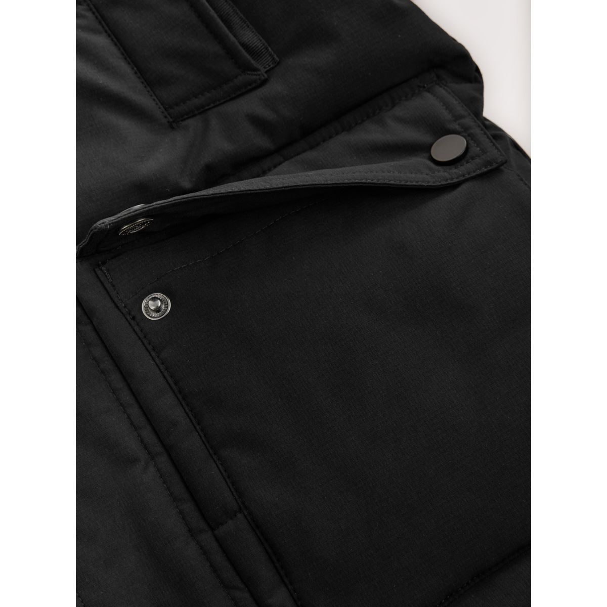 Parka chaude imperméable avec imitation fourrure noir, NEXT
