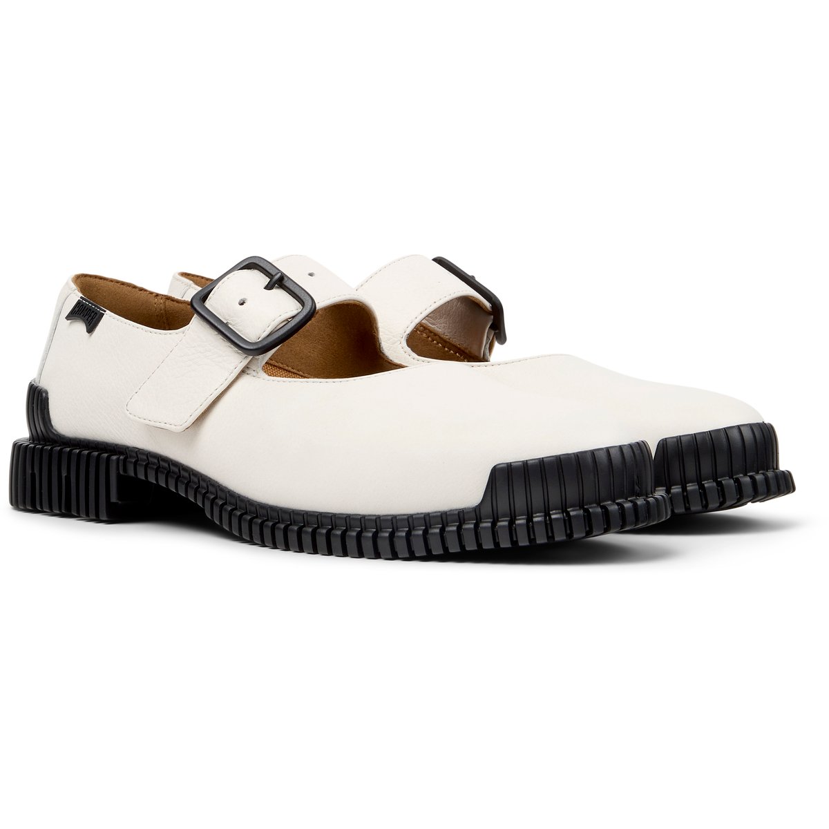 Ballerines Cuir PIX blanc naturel, CAMPER