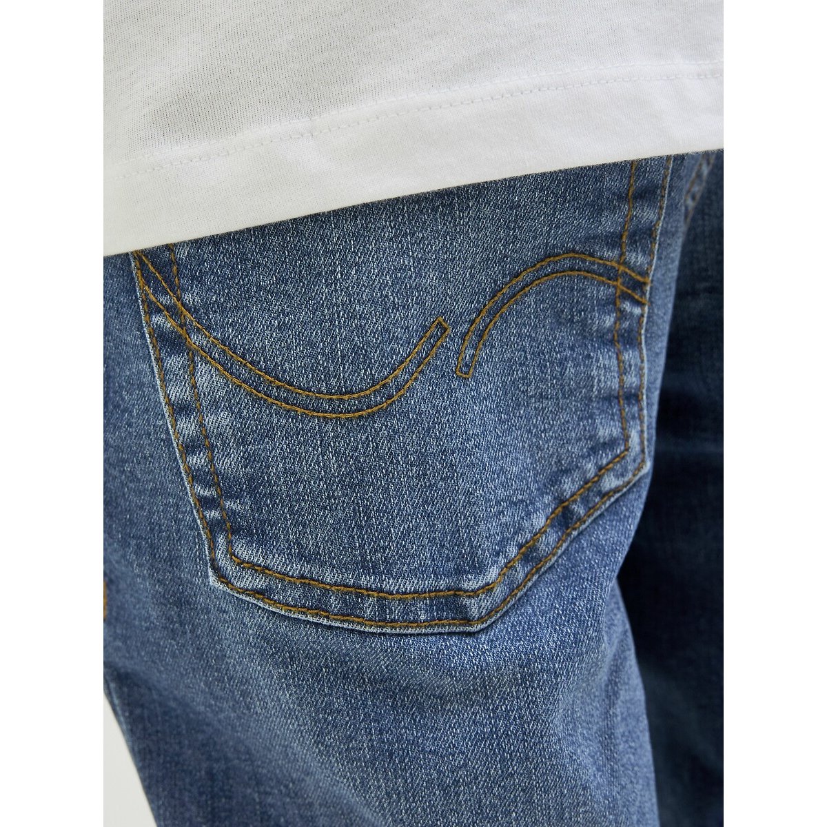 Jeans slim blu denim, JACK & JONES JUNIOR