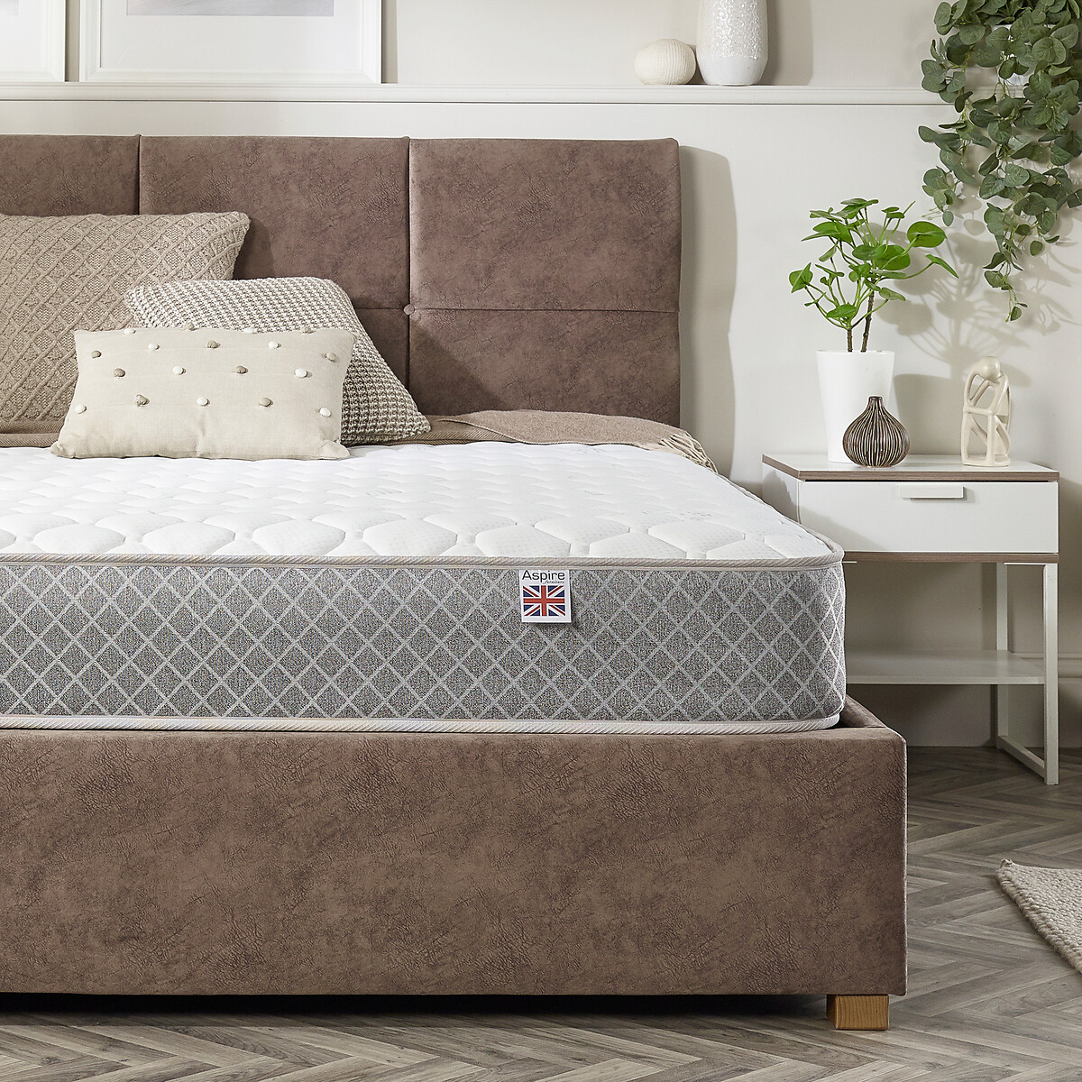 Hybrid Triple Layer Pro Eco Foam Mattress white, ASPIRE