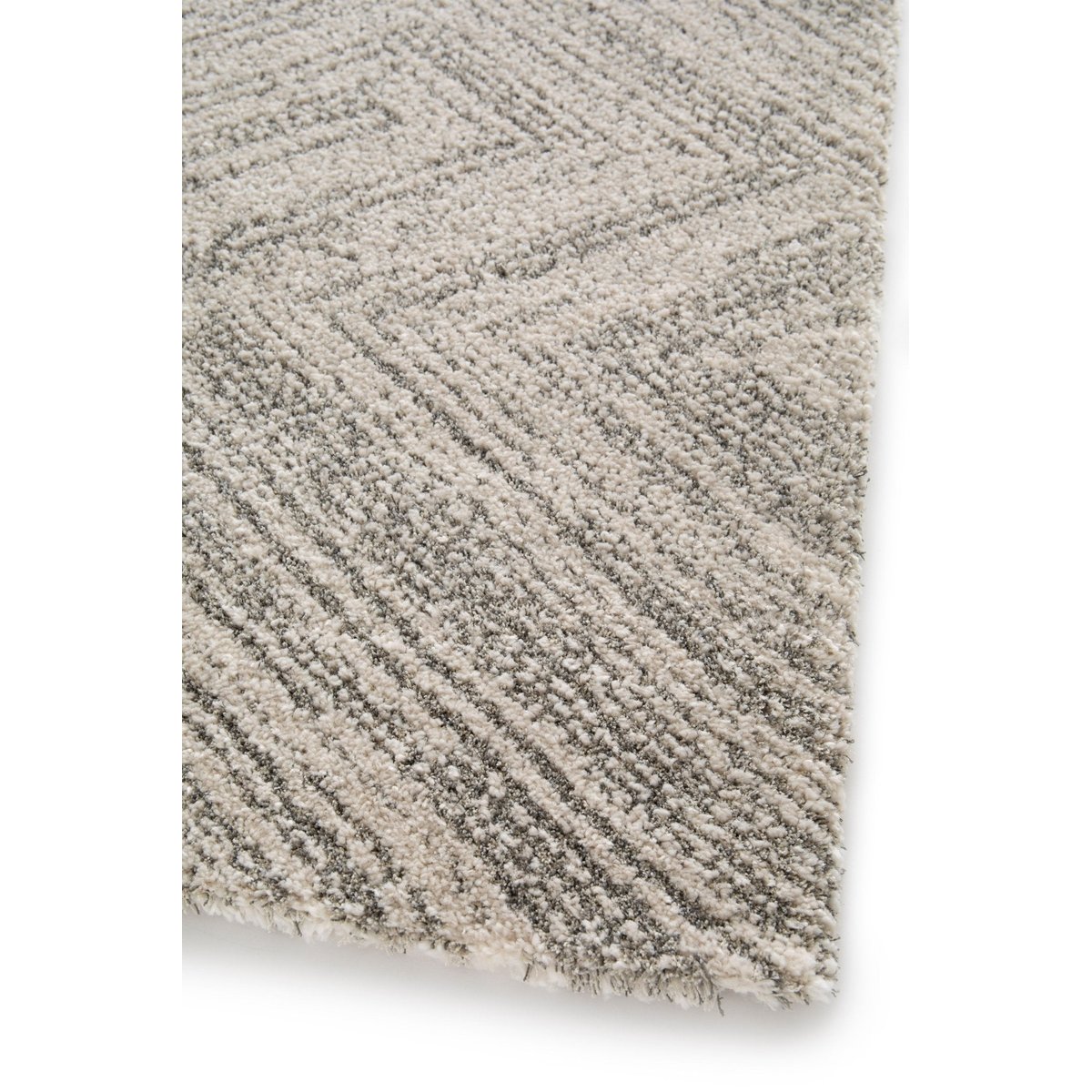 Tapis super doux en polyester recyclé BYRON lin, AFK LIVING