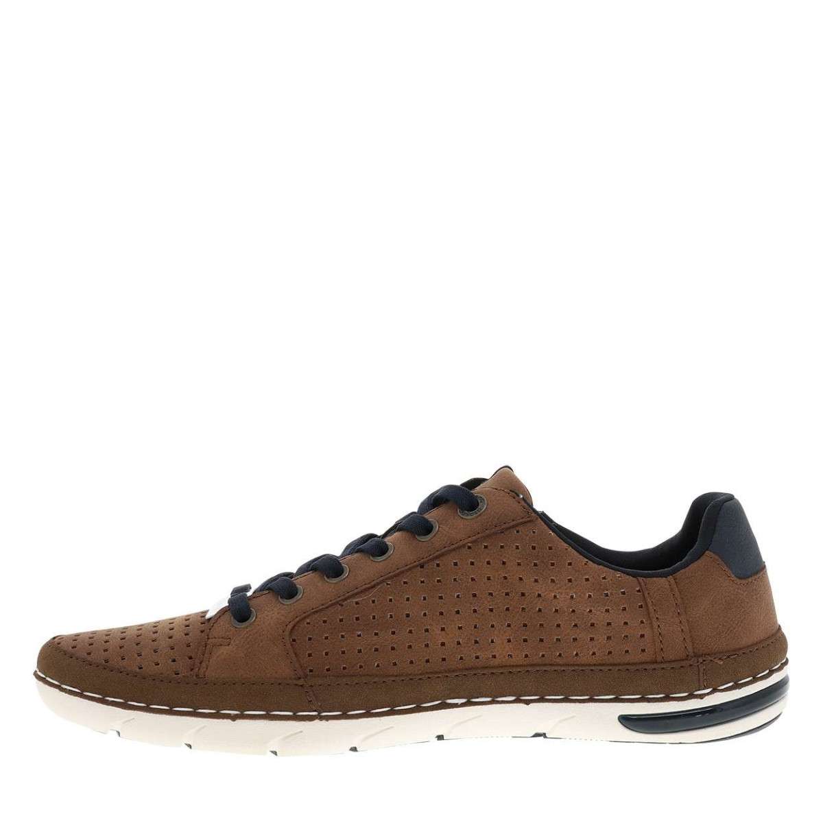 Sneakers 321-ASG05-5500 talon plat marron, BUGATTI