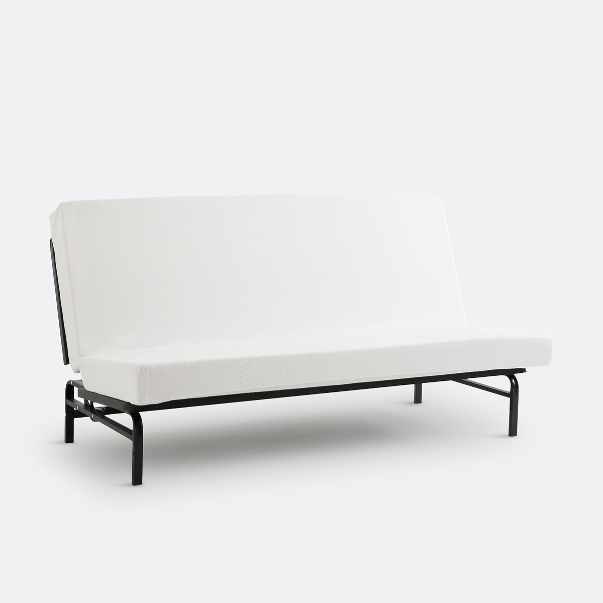 Clic-clac slaapbank schuim HR35 15 cm, 18 latten, Derek eucalyptus, SO'HOME