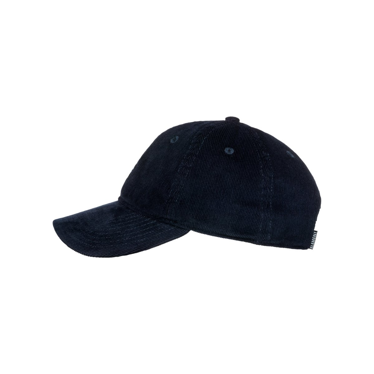 Casquette réglable classique ICON DAD CORDUROY bleu eclipse navy, ELEMENT