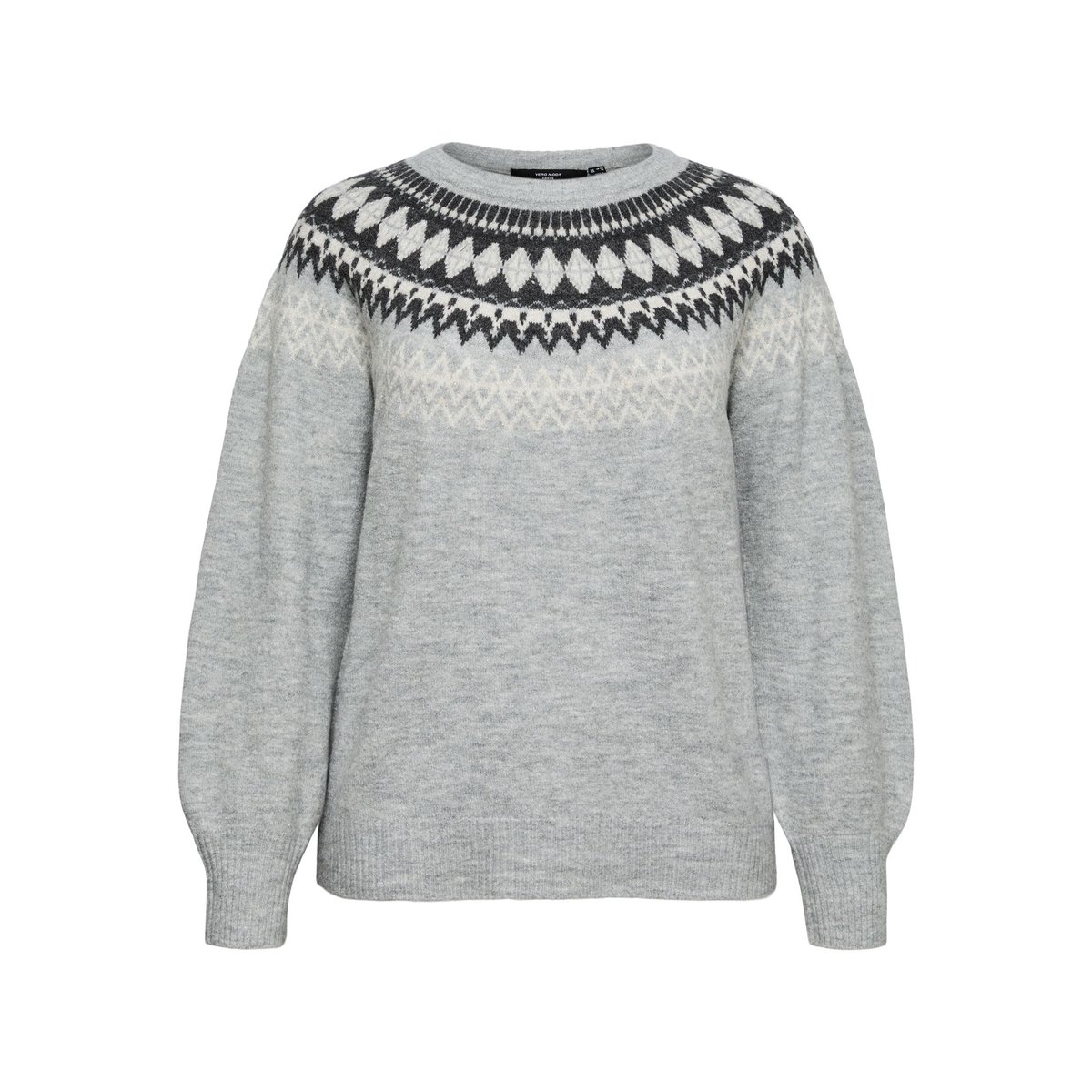 Pull En Maille light grey melange 1, VERO MODA