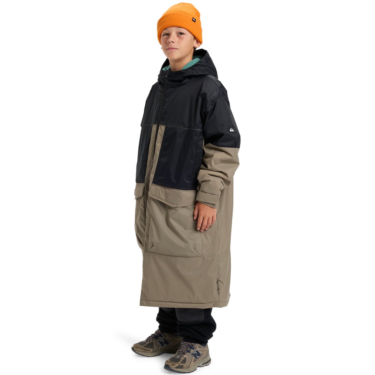 Poncho de surf à capuche FULL RIG PONCHO beige fallen rock, QUIKSILVER
