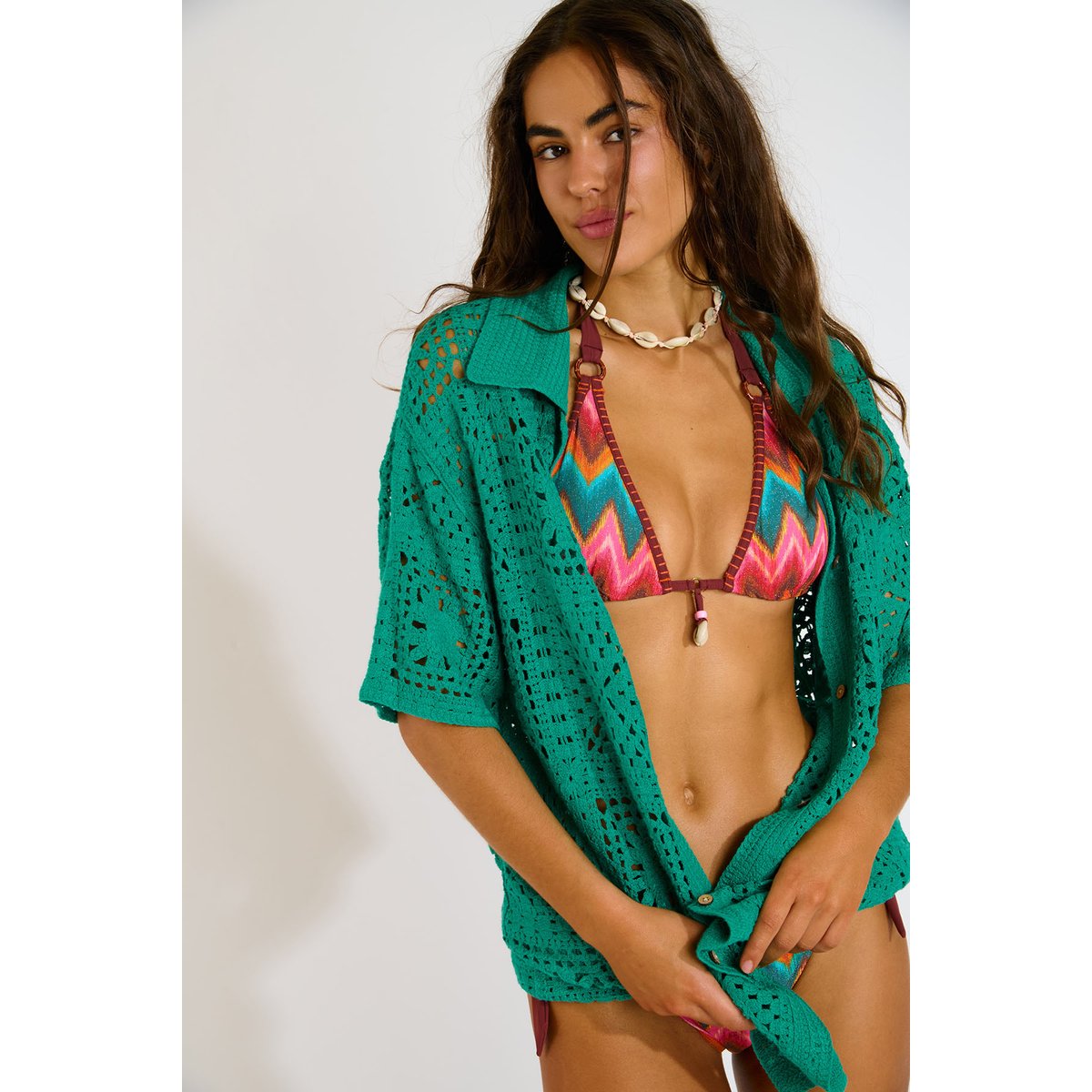 Chemise Kiria - MINORCA vert, BANANA MOON