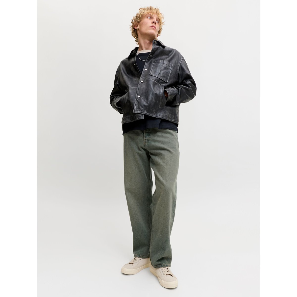 Jean Baggy Fit blue denim, JACK & JONES