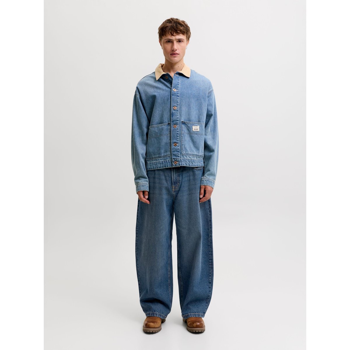 Jeans À Coupe Tonneau blue denim, JACK & JONES
