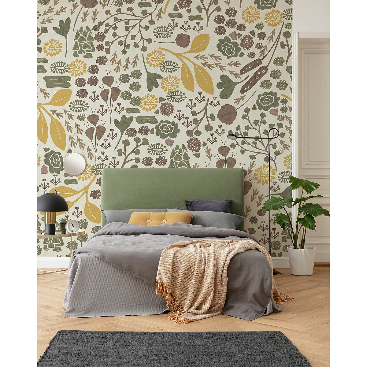 Papel de parede Wild Fields, INTERELIFE multicolor, INTERELIFE