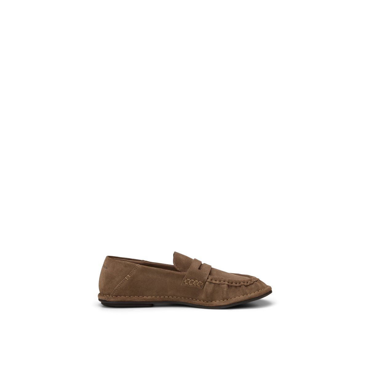 Loafer modèle Alvette en cuir velours doux marron, MARC O'POLO