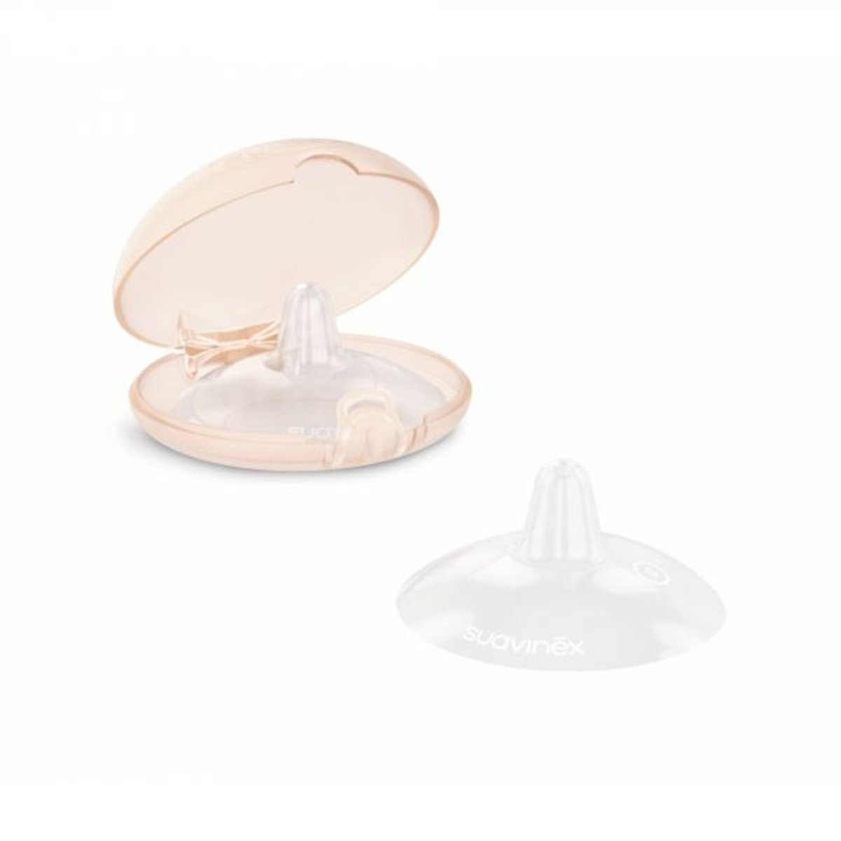 Bouts de sein en silicone taille S transparent, SUAVINEX