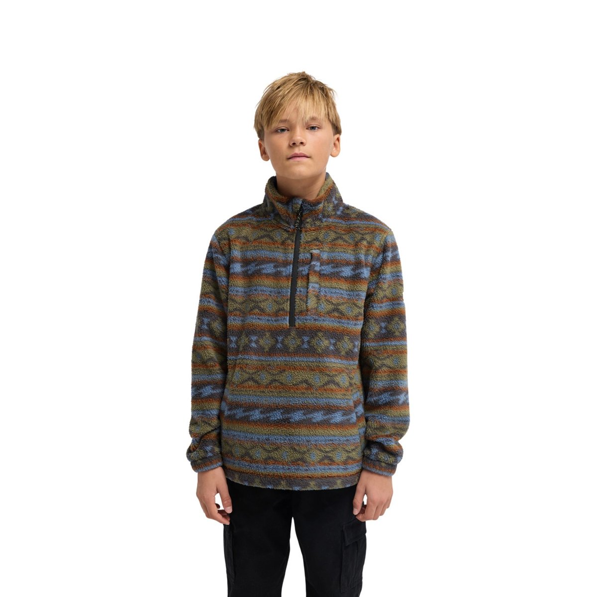 Polaire demi-zip BOUNDARY MOCK Y noir raven, BILLABONG