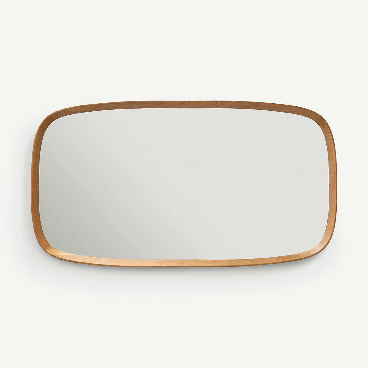 Orion 110cm High Solid Oak Rectangular Mirror natural, AM.PM