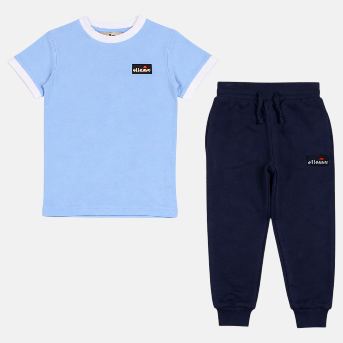 Lot de 2 t-shirts manches courtes et pantalon de jogging TEAM bleu marine, ELLESSE