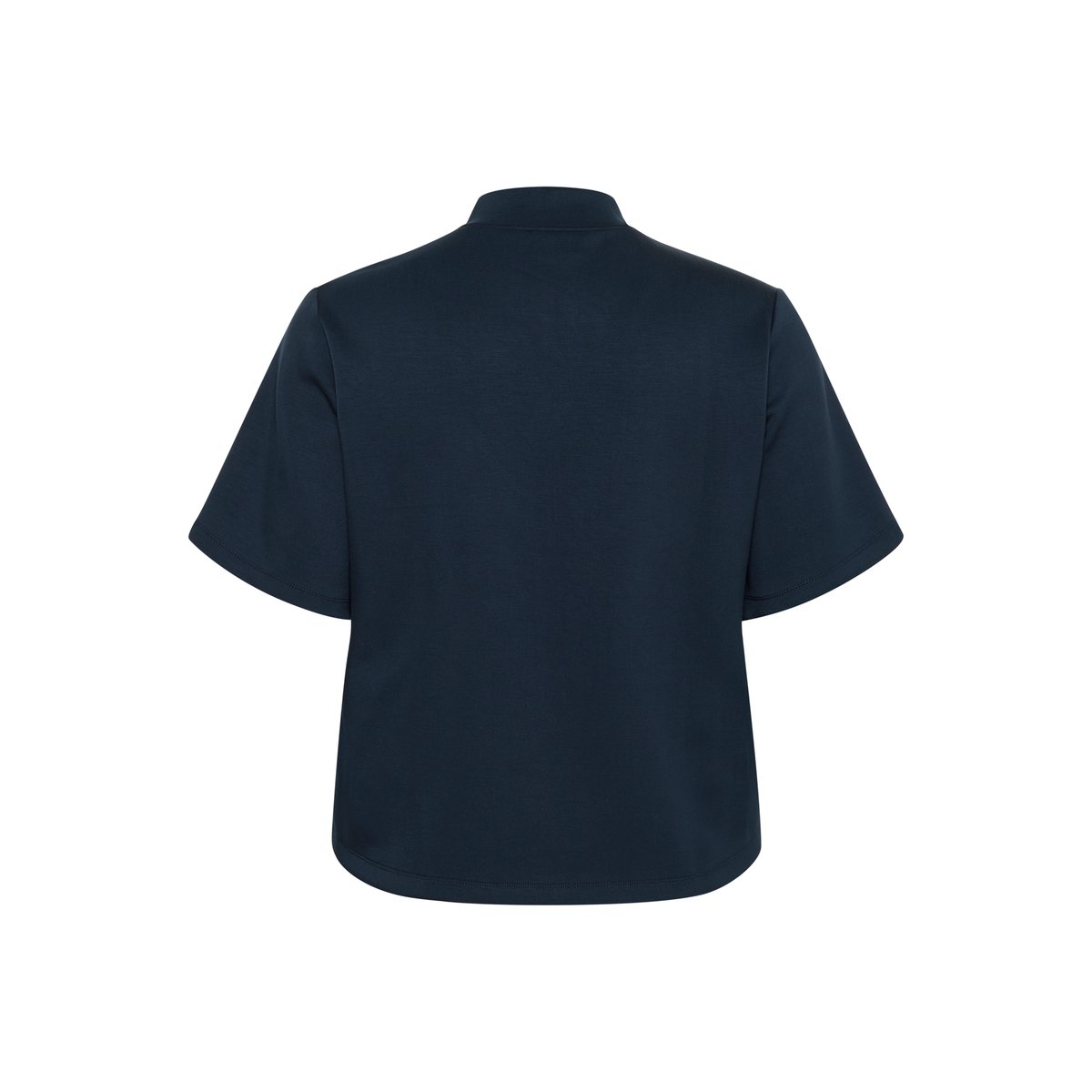 Sweatshirt bleu motif devant midnight marine, KAFFE CURVE