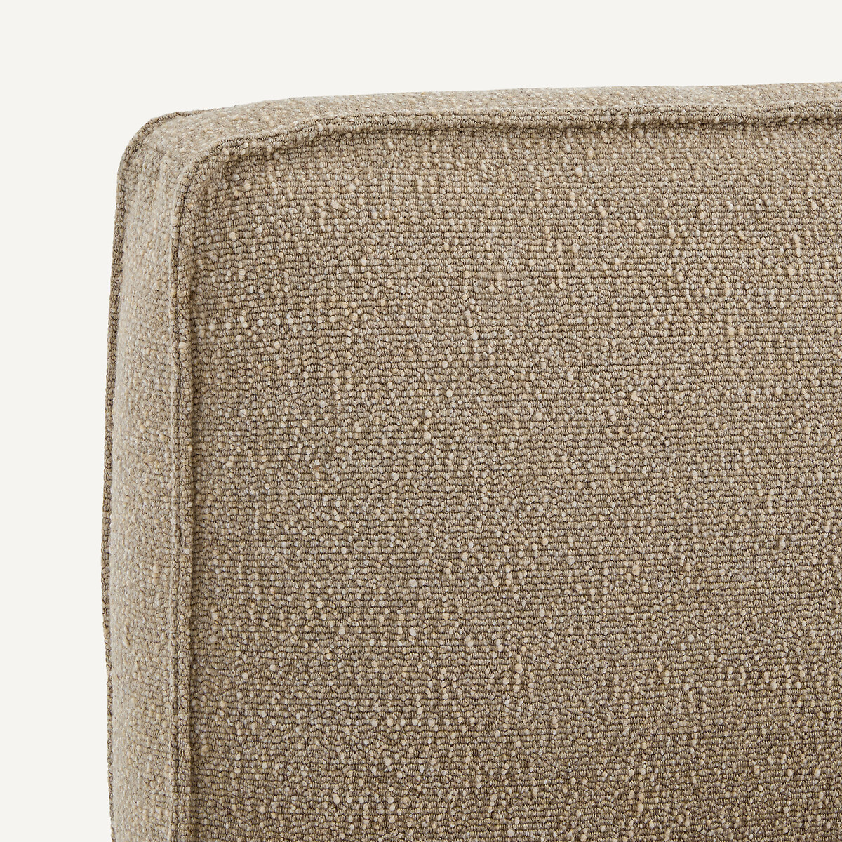 Coussins en tissu texturé, 30% laine, pour fauteuil DILMA moka, AM.PM