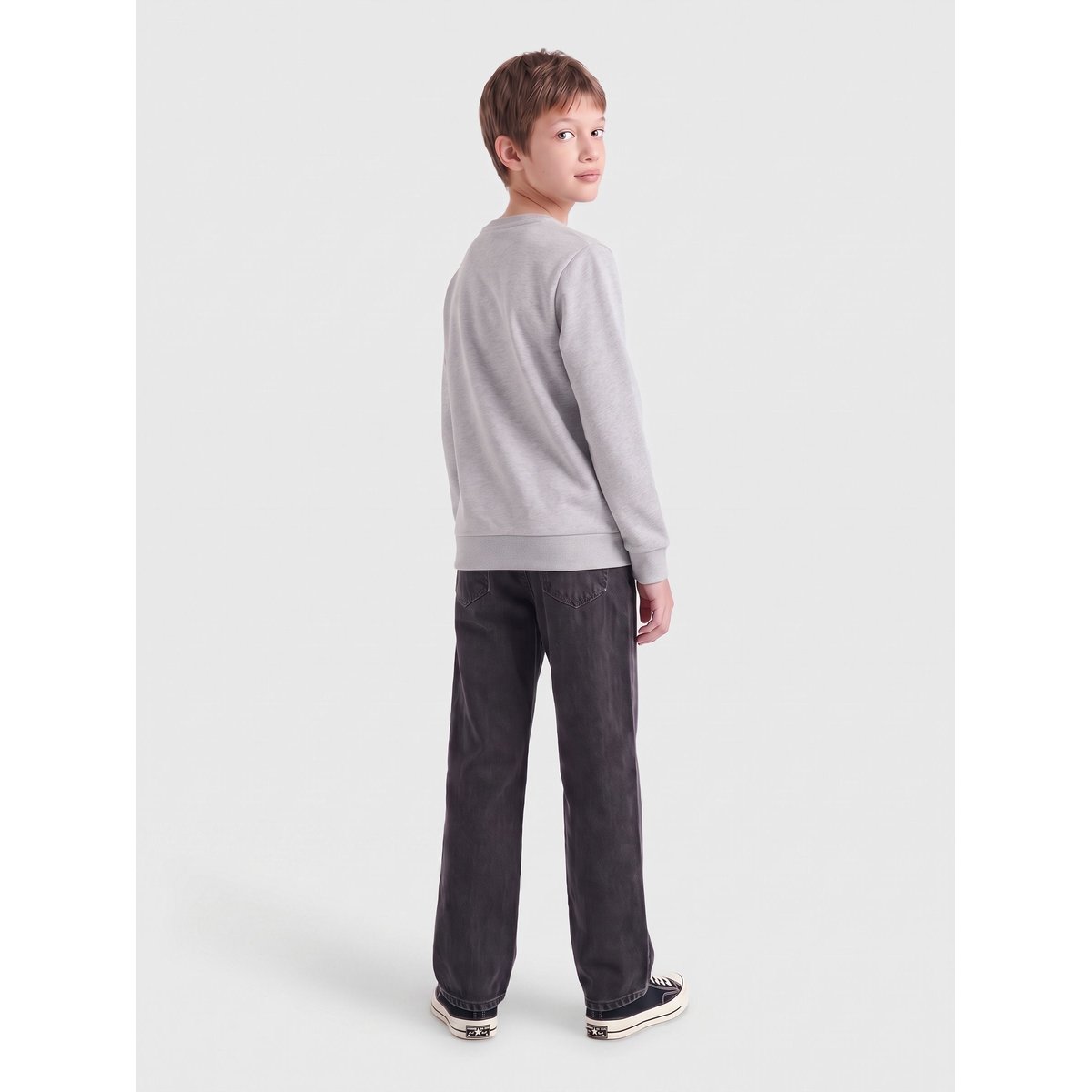 Sweat-Shirt light grey melange 1, ONLY & SONS JUNIOR