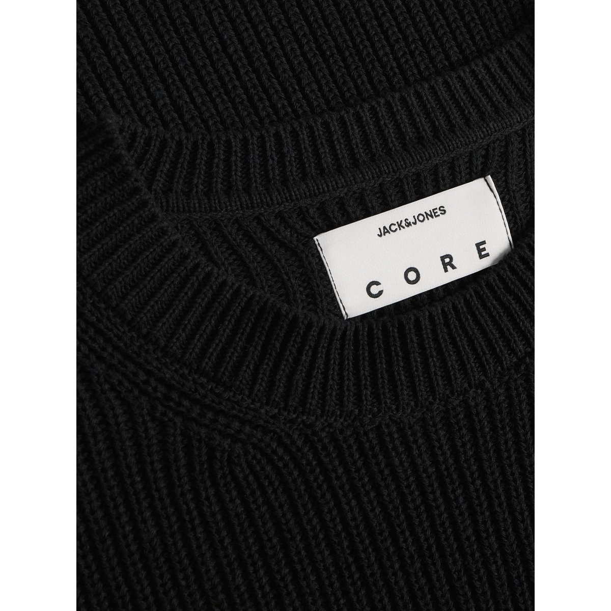 Pull En Maille noire - black, JACK & JONES