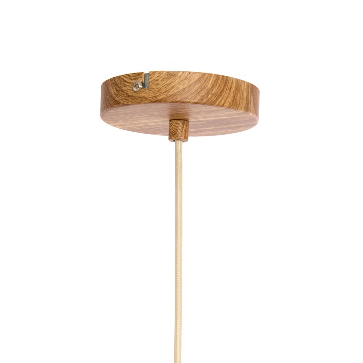 Lampe Suspendue Métal DANIA crème, LIGHT & LIVING 