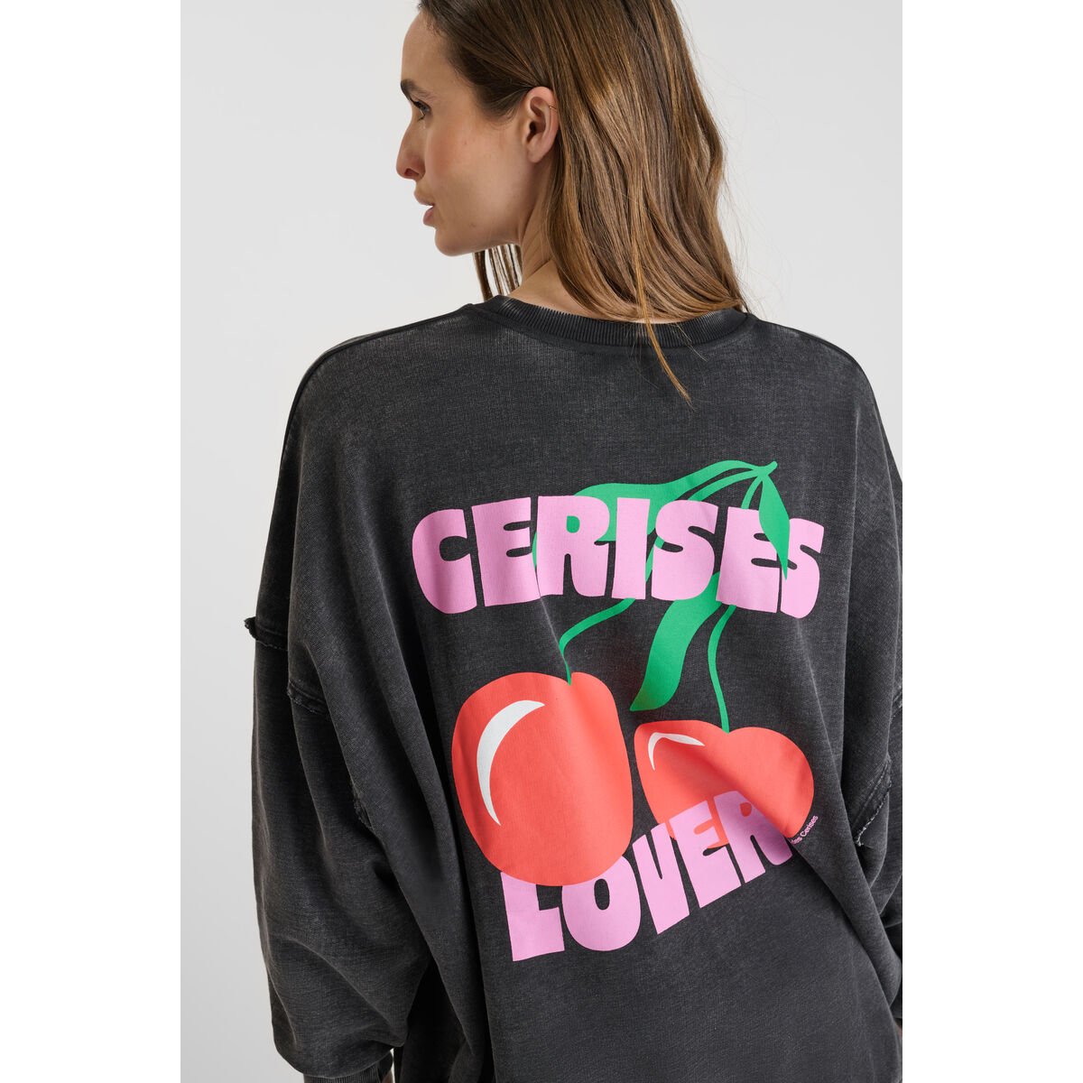 Sweat-Shirt JULES black, LE TEMPS DES CERISES