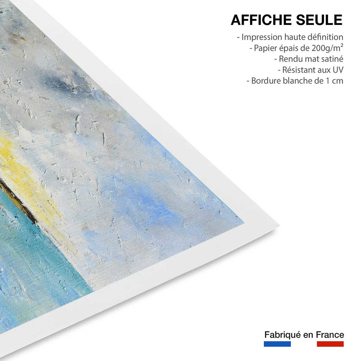 Affiche production aquarelle bretonne affiche seule, HEXOA