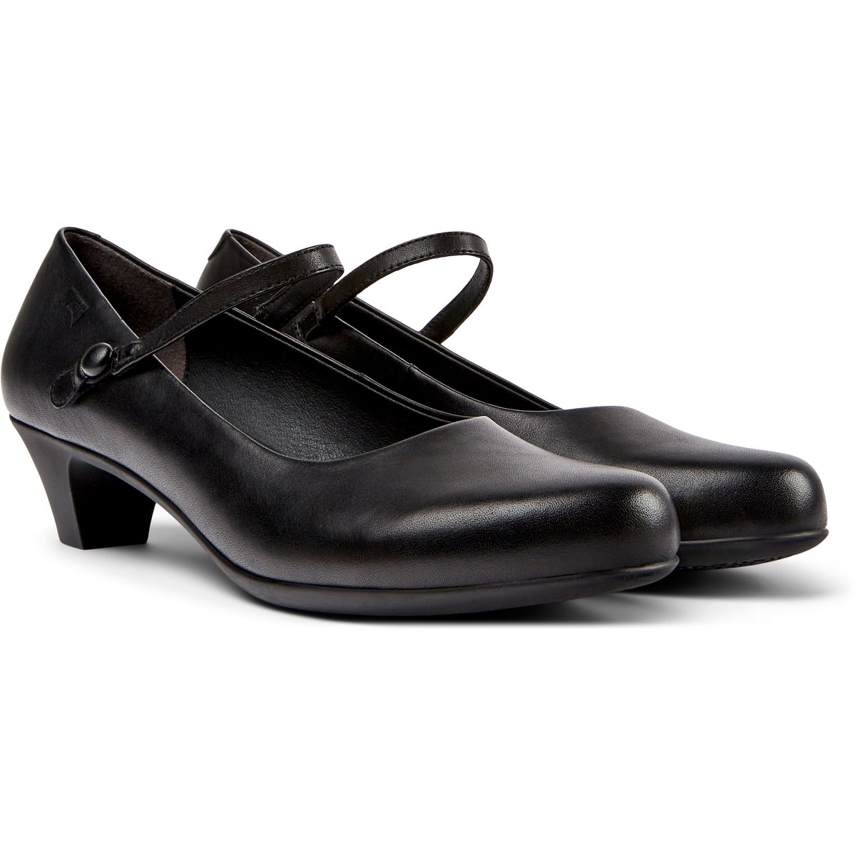 Escarpins Cuir Helena Bajo noir, CAMPER