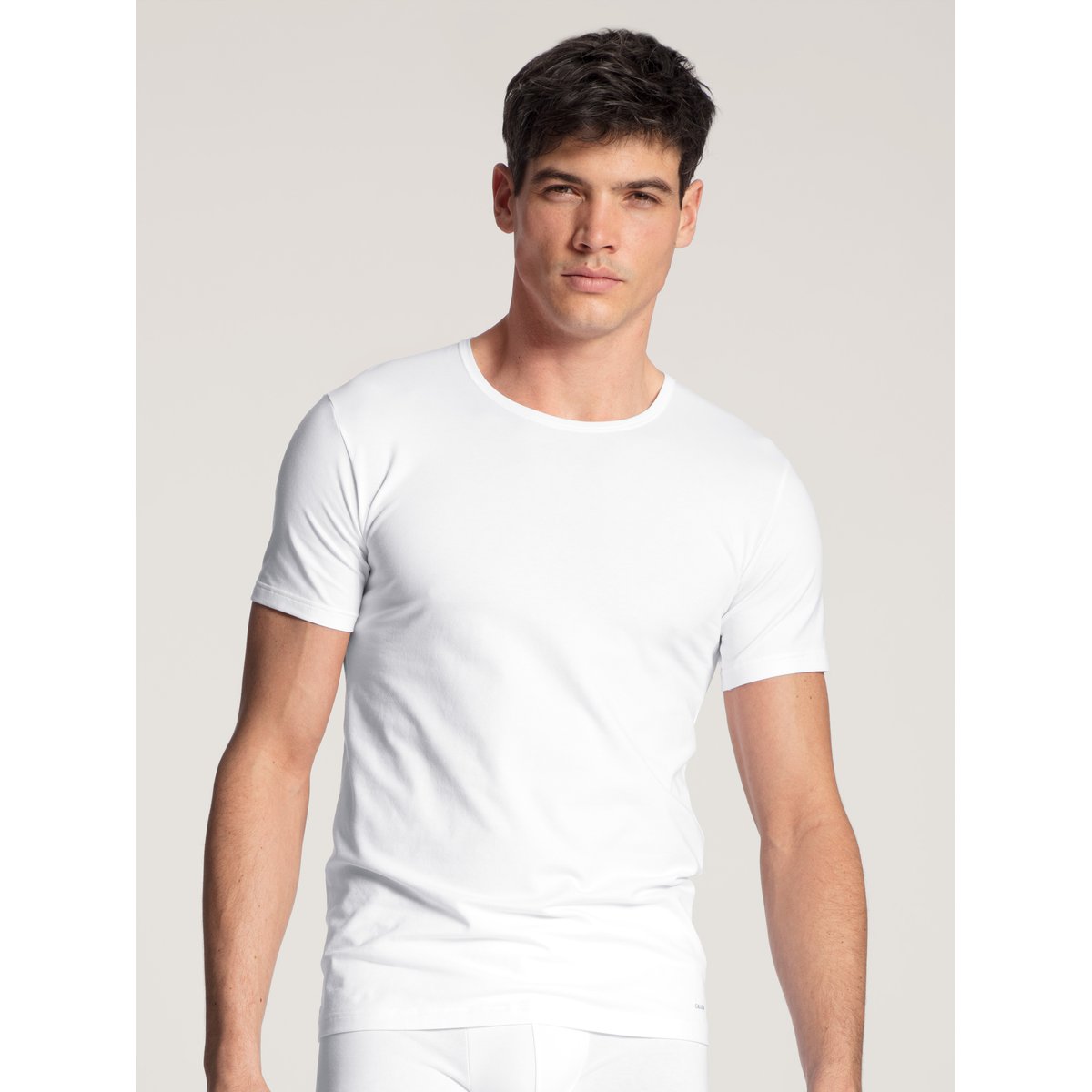 T-Shirt manches courtes Coton COTTON CODE blanc, CALIDA